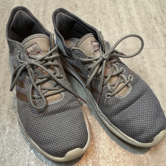 Adidas QT flex running shoes cloudfoam athletic workout shoes grey size 9 - Picture 3 of 7